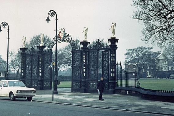 Town hall gates- late 1970s