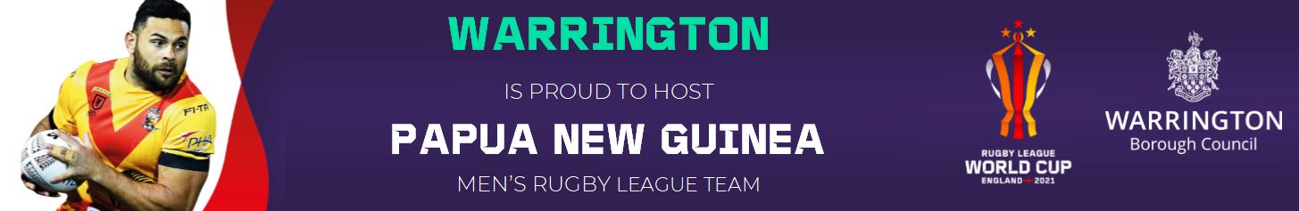 Warrington welcomes PNG