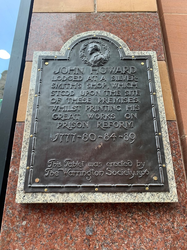 John Howard plaque