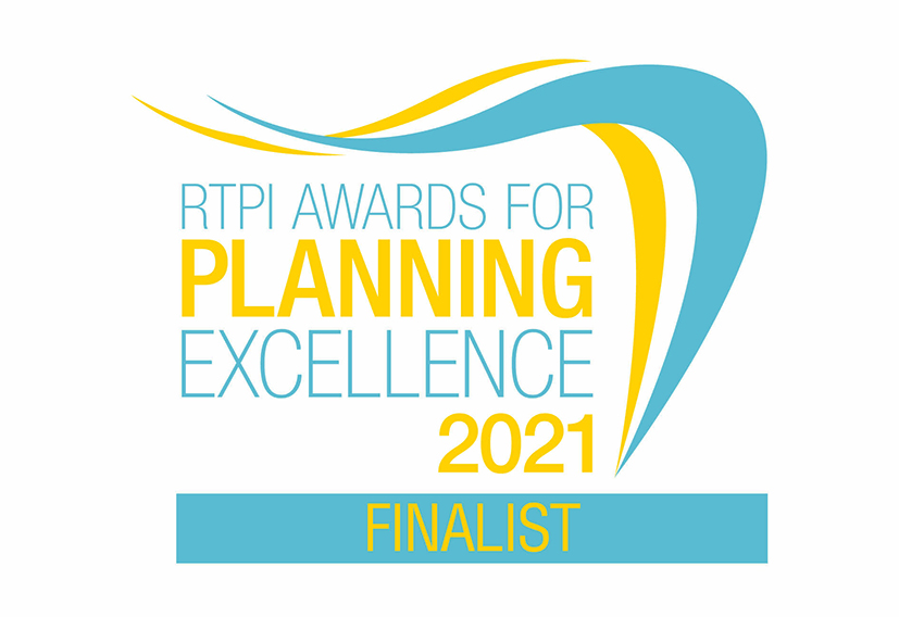 RTPI awards logo showing "Finalists"
