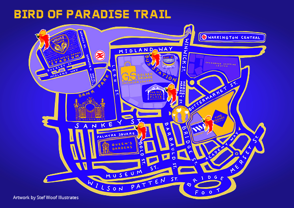 Birds of Paradise trail map