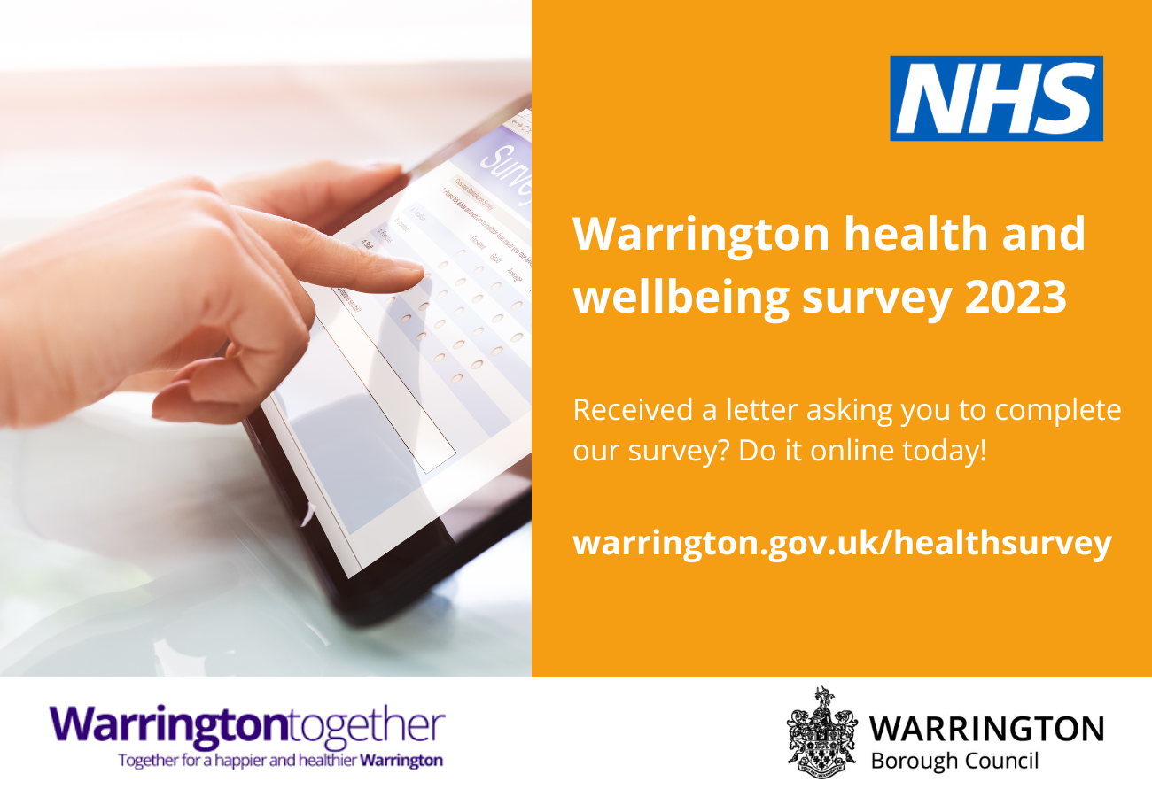 Warrington health and wellbeing survey 2023