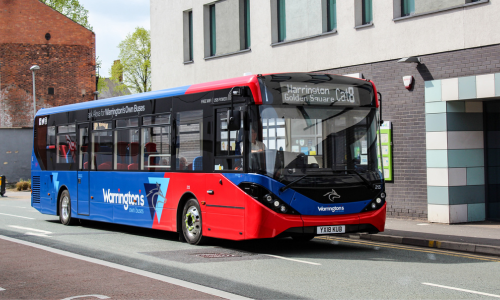 Warrington's Own Buses bus