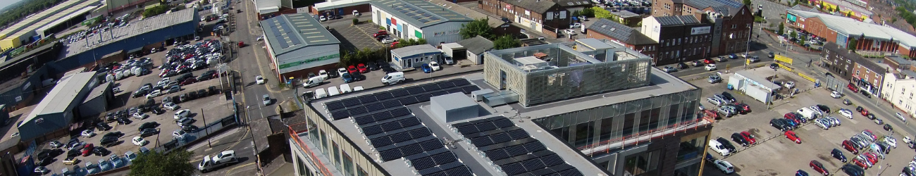 Solar panels in Warrington
