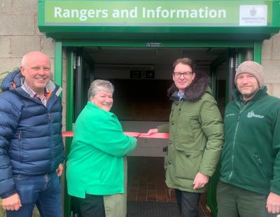 Rangers cabin being opened