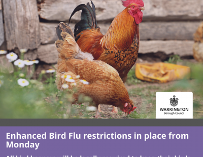 Enhanced bird flu restrictions in place from Monday