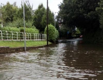 Flooding at Reddish Lane Lymm