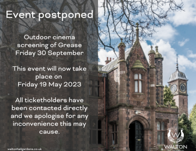 Outdoor cinema event postponed at Walton Hall and Gardens