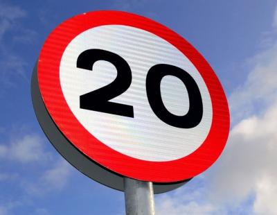 Image of 20mph traffic sign.