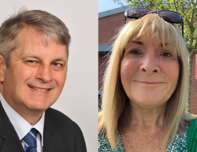Head and shoulders image of Councillor Hans Mundry and Councillor Janet Henshaw.